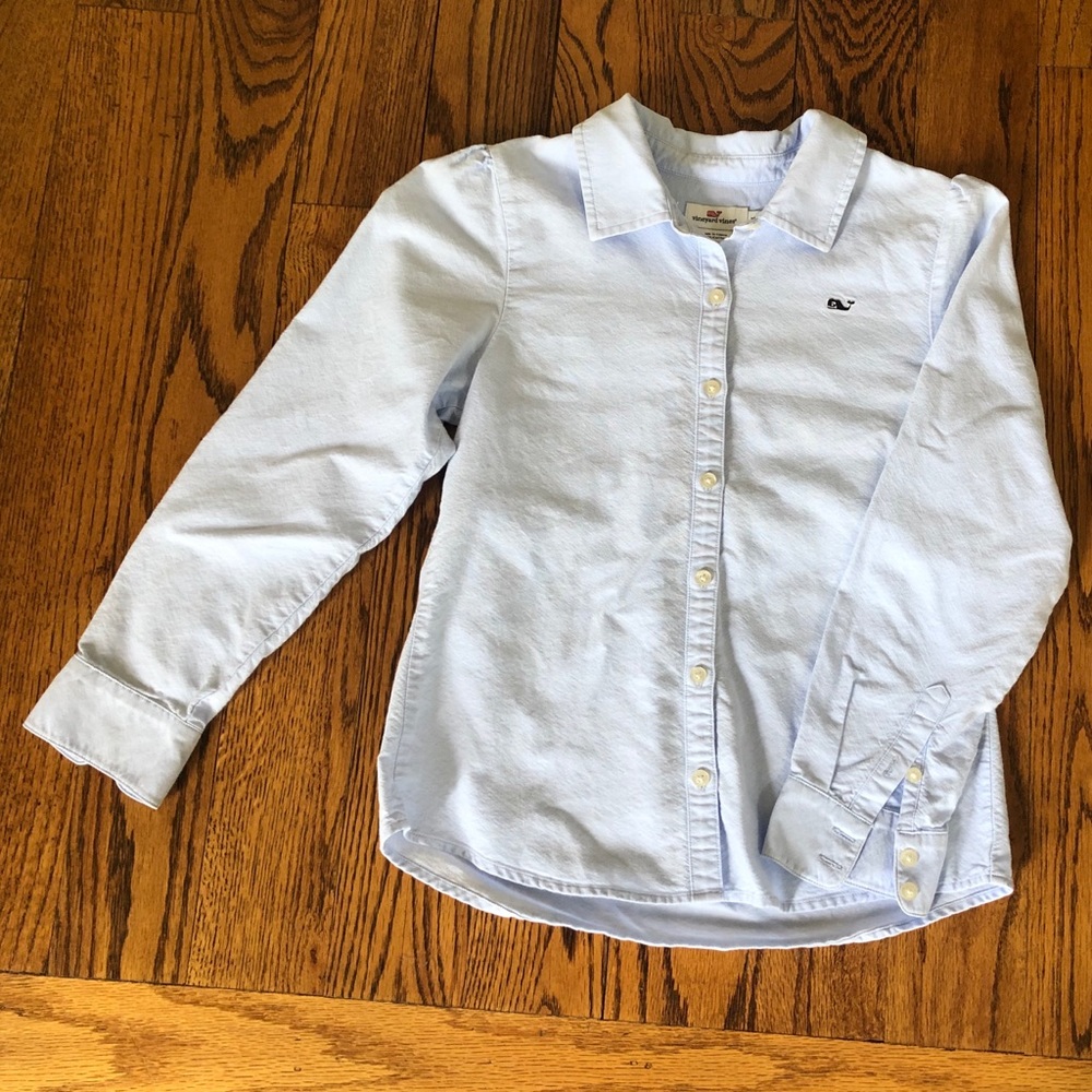 Girls Size 10 Vineyard Vines oxford shirt